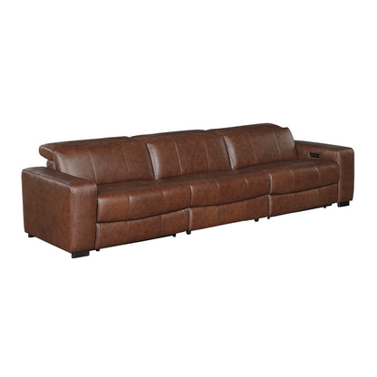 Sutton Power Double Reclining Sofa with Power Headrests and Charging Ports