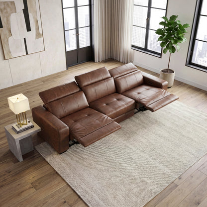 Sutton Power Double Reclining Sofa with Power Headrests and Charging Ports