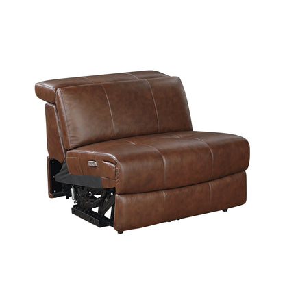 Sutton Power Armless Reclining Chair with Power Headrest