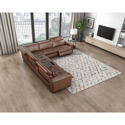 Sutton Power Left Side Reclining Chair with Power Headrest and Charging Ports