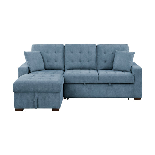 Waitsfield 2-Piece Sectional with Left Chaise, Pull-out Bed and Hidden Storage