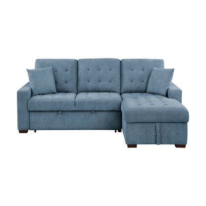 Waitsfield 2-Piece Sectional with Right Chaise, Pull-out Bed and Hidden Storage
