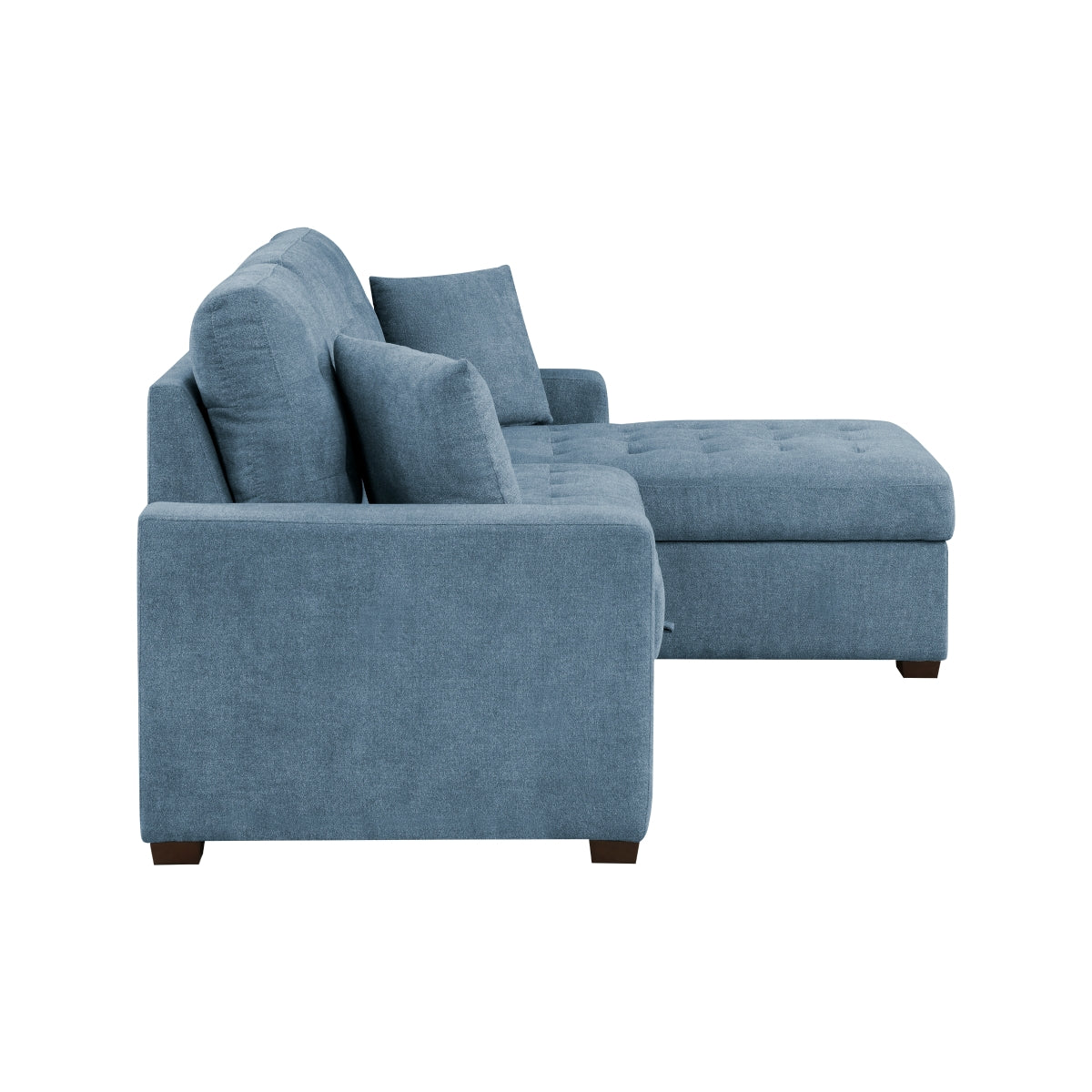 Waitsfield 2-Piece Sectional with Right Chaise, Pull-out Bed and Hidden Storage