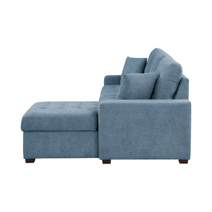 Waitsfield 2-Piece Sectional with Right Chaise, Pull-out Bed and Hidden Storage