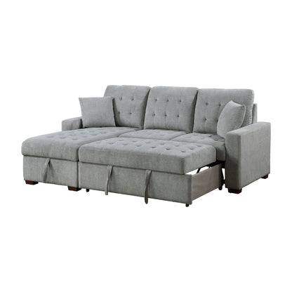 Waitsfield 2-Piece Sectional with Left Chaise, Pull-out Bed and Hidden Storage