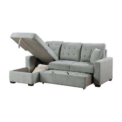 Waitsfield 2-Piece Sectional with Left Chaise, Pull-out Bed and Hidden Storage