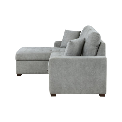 Waitsfield 2-Piece Sectional with Left Chaise, Pull-out Bed and Hidden Storage
