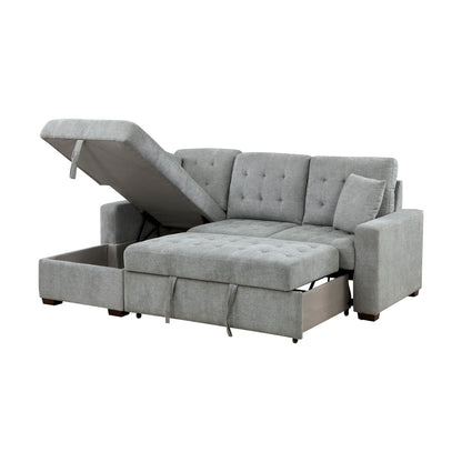 Waitsfield 2-Piece Sectional with Left Chaise, Pull-out Bed and Hidden Storage