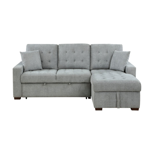 Waitsfield 2-Piece Sectional with Right Chaise, Pull-out Bed and Hidden Storage