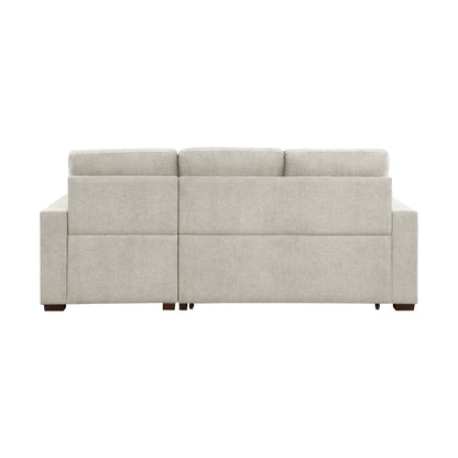 Waitsfield 2-Piece Sectional with Right Chaise, Pull-out Bed and Hidden Storage
