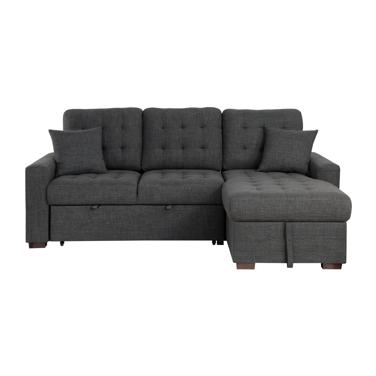 McCafferty 2-Piece Sectional with Pull-out Bed and Right Chaise with Hidden Storage