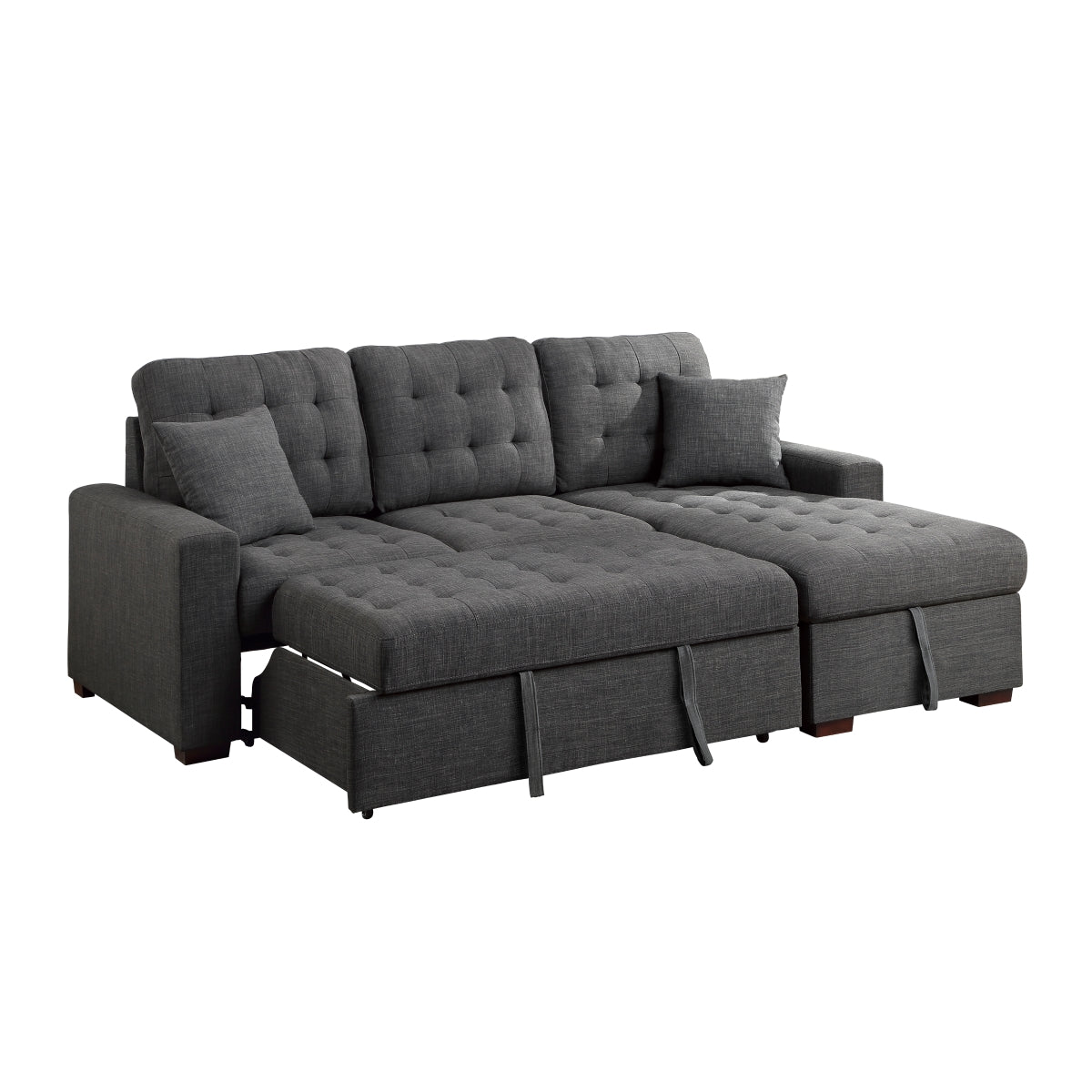 McCafferty 2-Piece Sectional with Pull-out Bed and Right Chaise with Hidden Storage