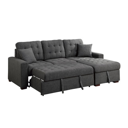 McCafferty 2-Piece Sectional with Pull-out Bed and Right Chaise with Hidden Storage