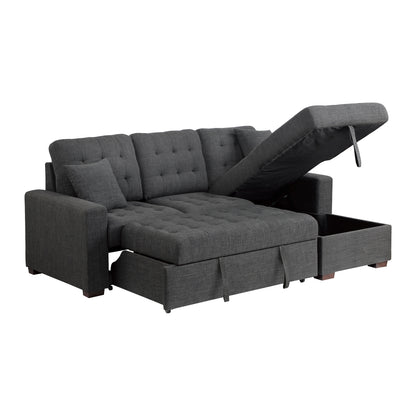 McCafferty 2-Piece Sectional with Pull-out Bed and Right Chaise with Hidden Storage