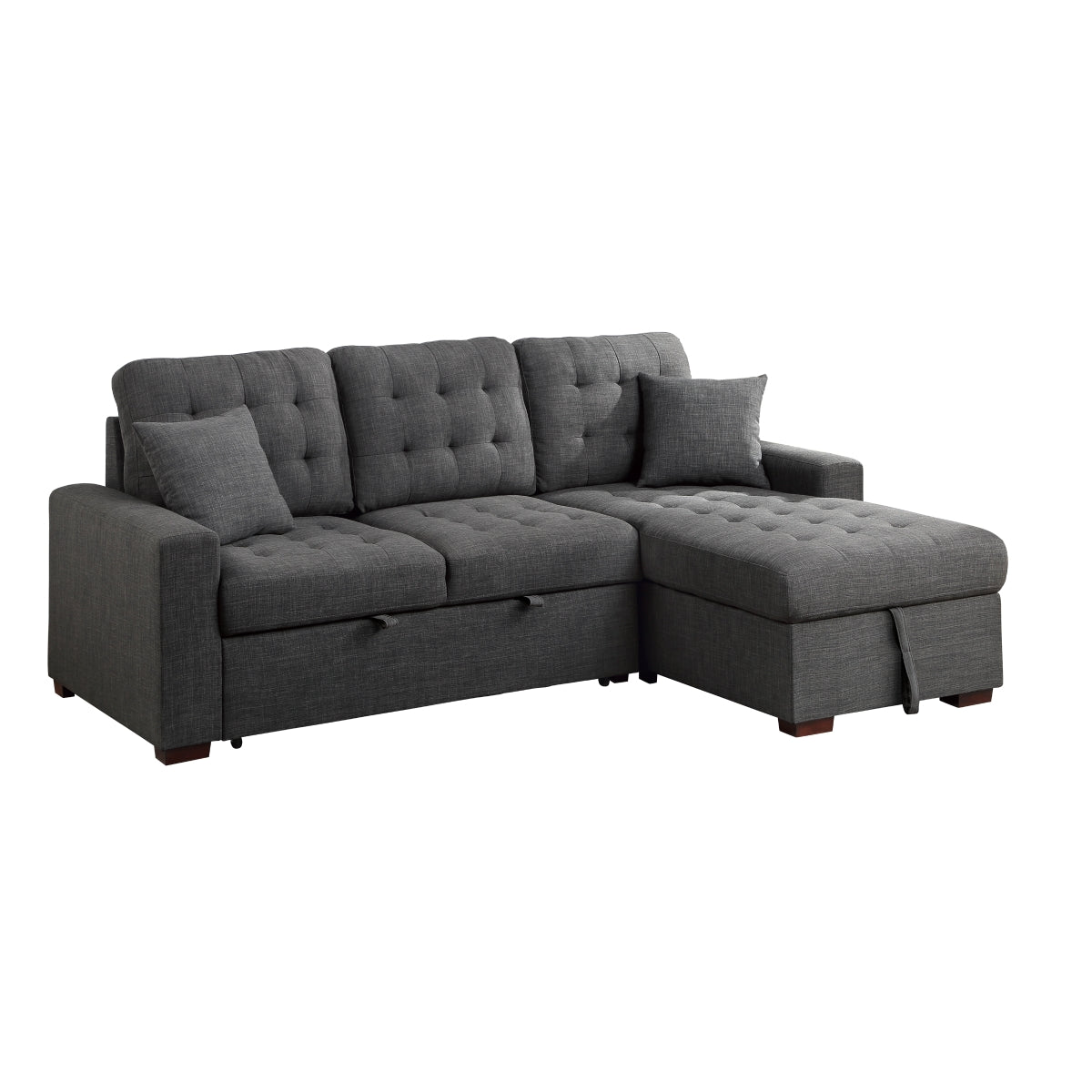 McCafferty 2-Piece Sectional with Pull-out Bed and Right Chaise with Hidden Storage