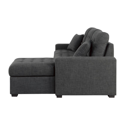 McCafferty 2-Piece Sectional with Pull-out Bed and Right Chaise with Hidden Storage