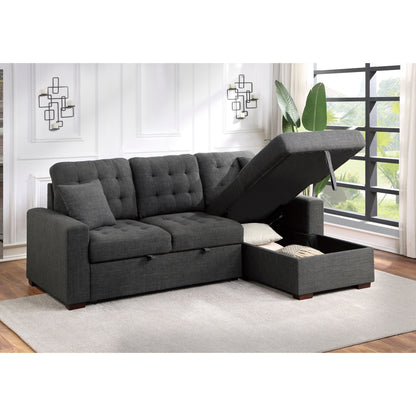 McCafferty 2-Piece Sectional with Pull-out Bed and Right Chaise with Hidden Storage