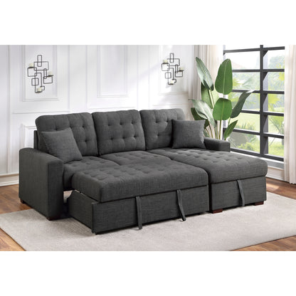 McCafferty 2-Piece Sectional with Pull-out Bed and Right Chaise with Hidden Storage
