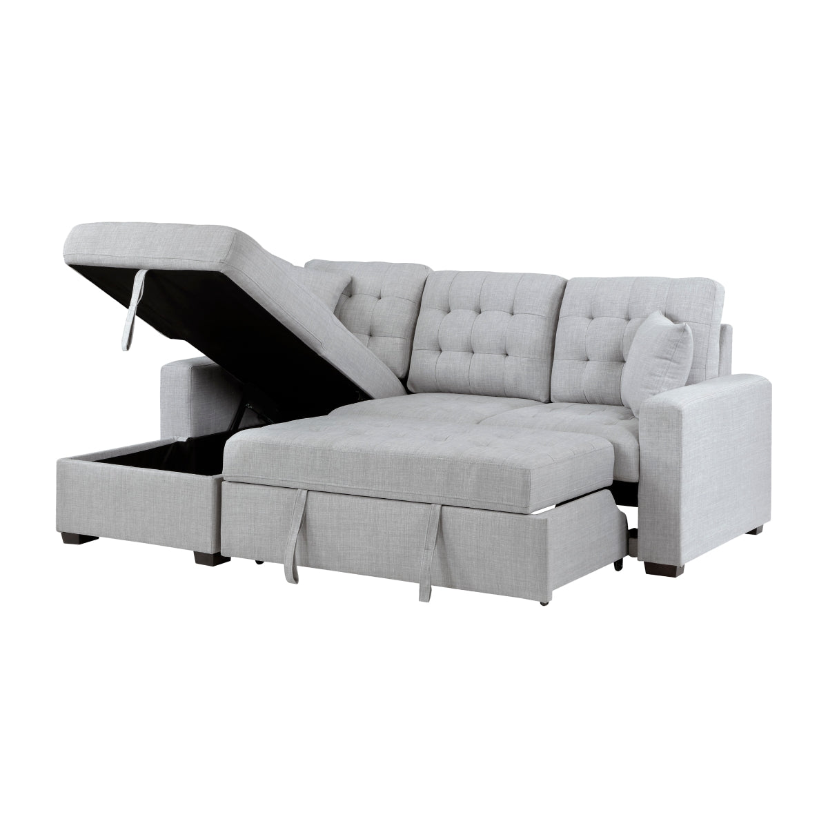McCafferty 2-Piece Sectional with Pull-out Bed and Left Chaise with Hidden Storage