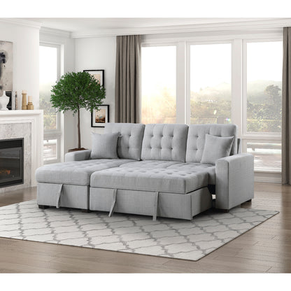 McCafferty 2-Piece Sectional with Pull-out Bed and Left Chaise with Hidden Storage