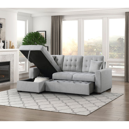 McCafferty 2-Piece Sectional with Pull-out Bed and Left Chaise with Hidden Storage