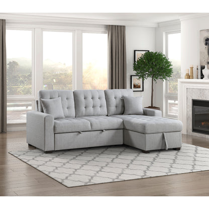 McCafferty 2-Piece Sectional with Pull-out Bed and Right Chaise with Hidden Storage