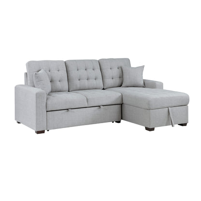 McCafferty 2-Piece Sectional with Pull-out Bed and Right Chaise with Hidden Storage
