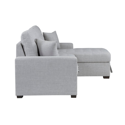 McCafferty 2-Piece Sectional with Pull-out Bed and Right Chaise with Hidden Storage