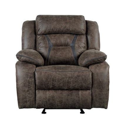 Madrona Hill Glider Reclining Chair - Dark brown
