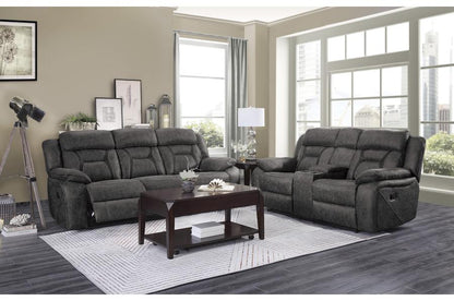 Madrona Hill Double Reclining Sofa - Gray