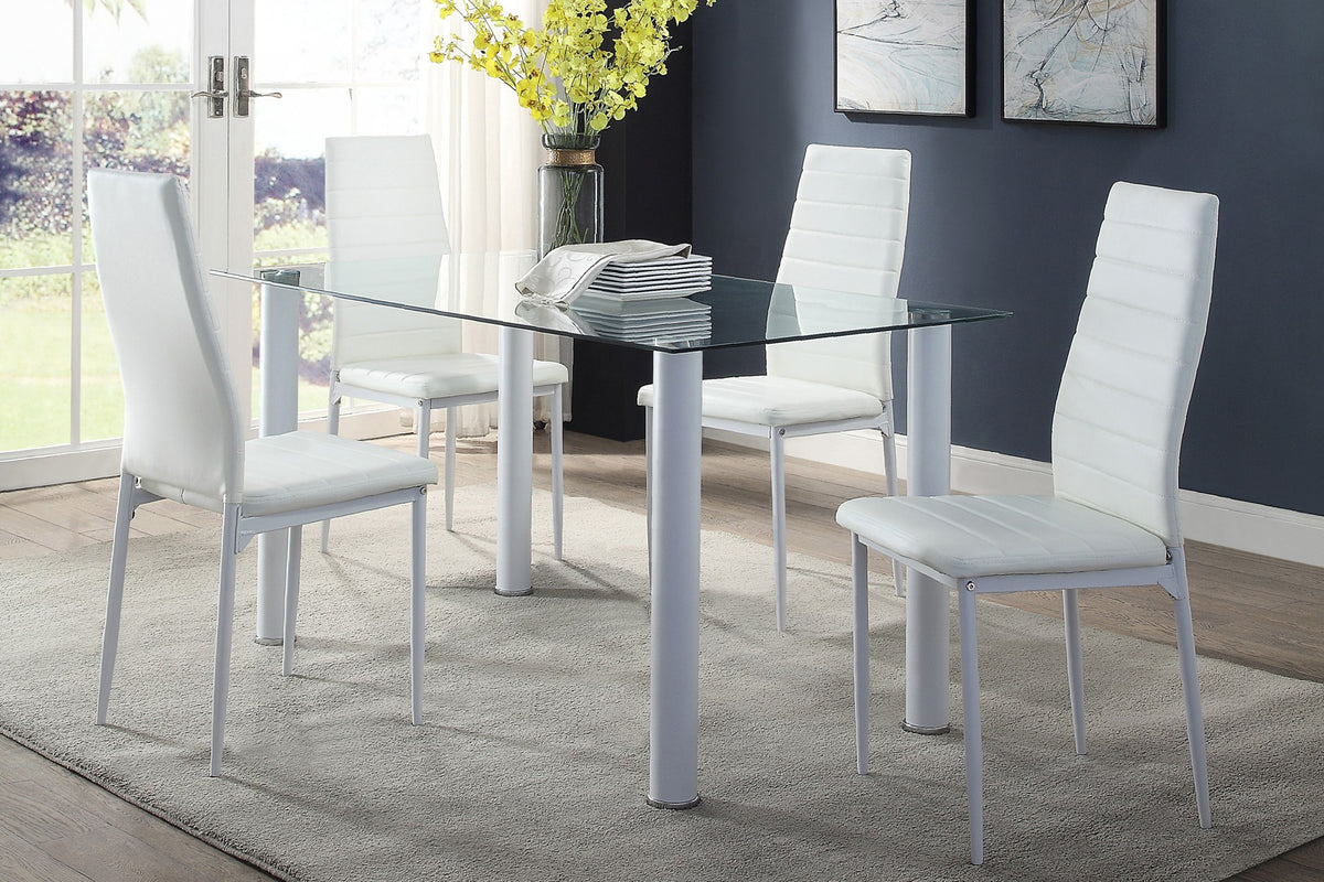 Florian Dining Table, Glass Top