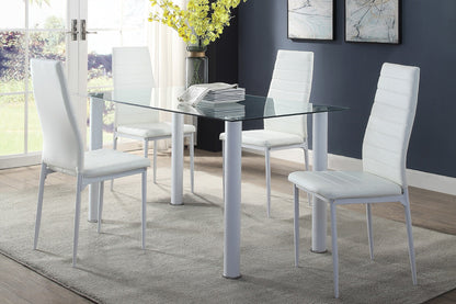Florian Dining Table, Glass Top
