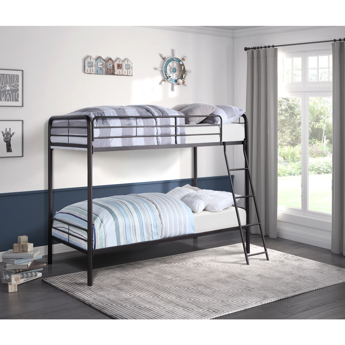 Lunar Twin/Twin Bunk Bed
