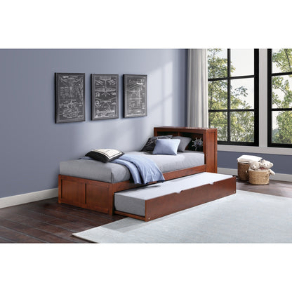 Rowe Twin Bookcase Platform Bed with Twin Trundle