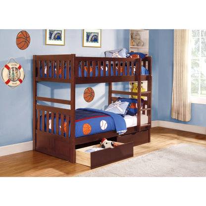 Rowe Bunk Bed with Storage Boxes