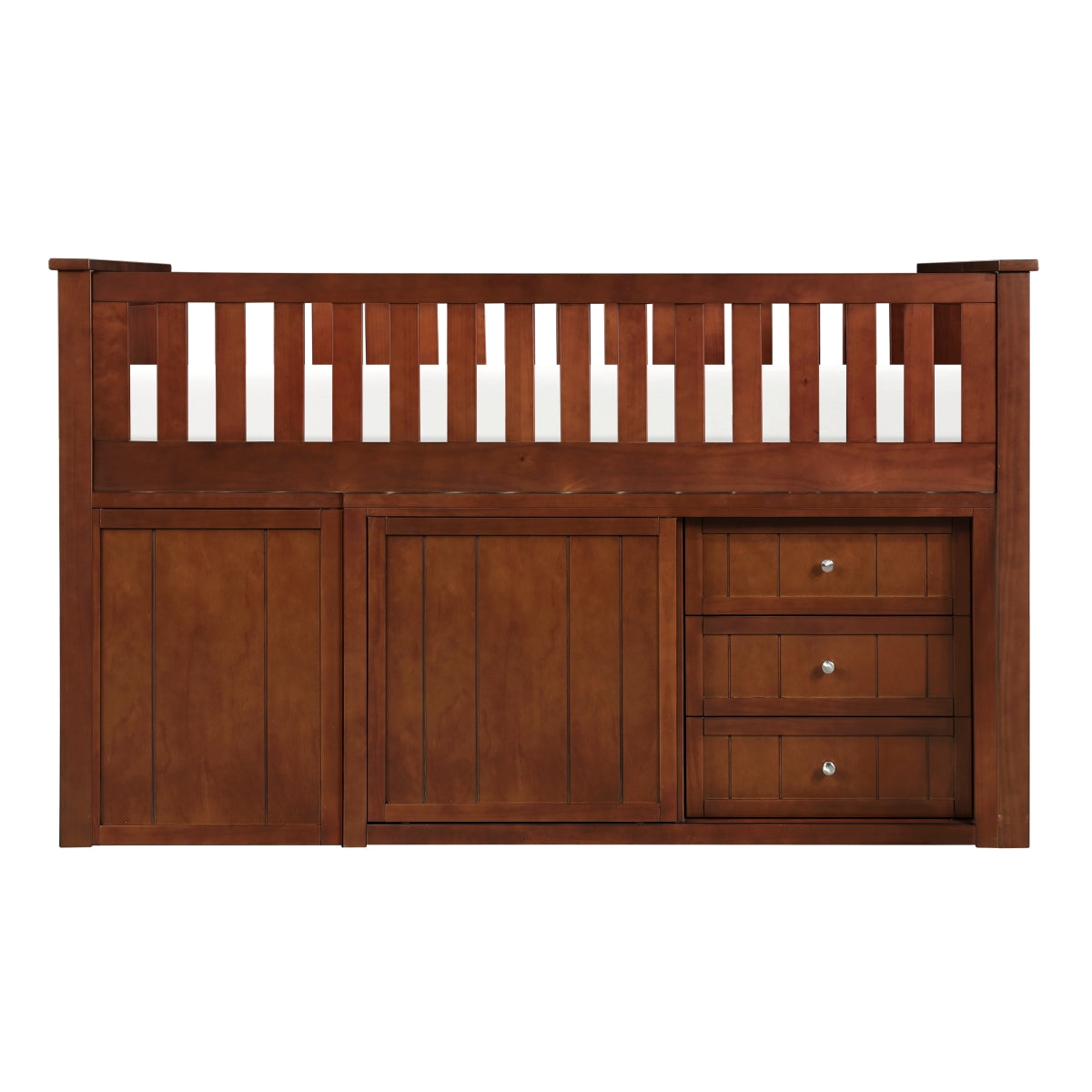 Rowe Low Loft Bunk with Bookcase and 2 Dressers