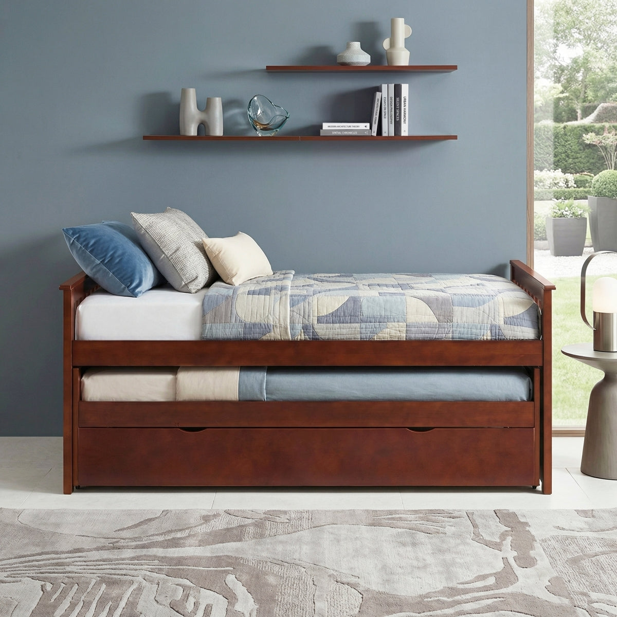 Rowe Twin/Twin Bed with Twin Trundle