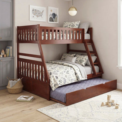 Rowe Twin/Full Bunk Bed with Twin Trundle