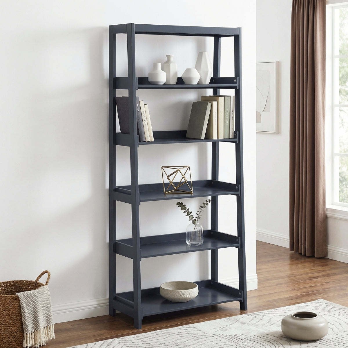 Sloane Bookcase, 5 Fixed Shelves
