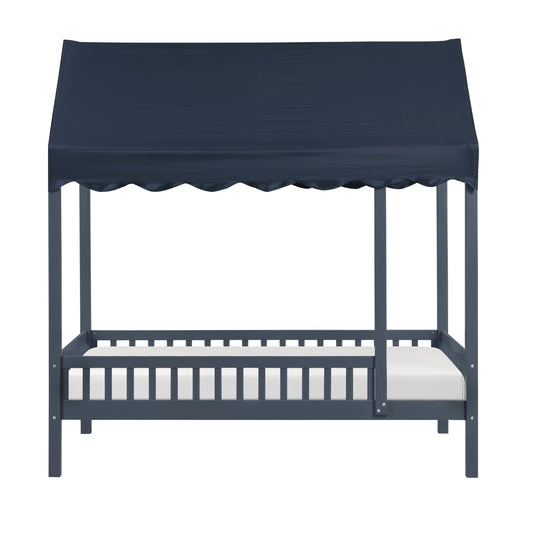 Sloane Twin Canopy Platform Bed