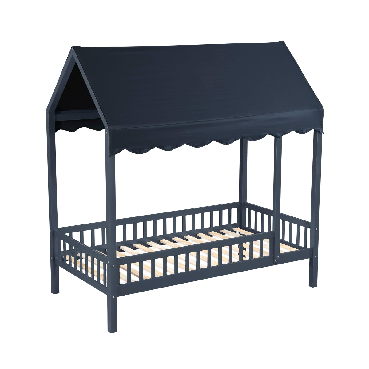 Sloane Twin Canopy Platform Bed