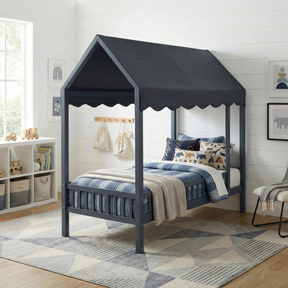 Sloane Twin Canopy Platform Bed