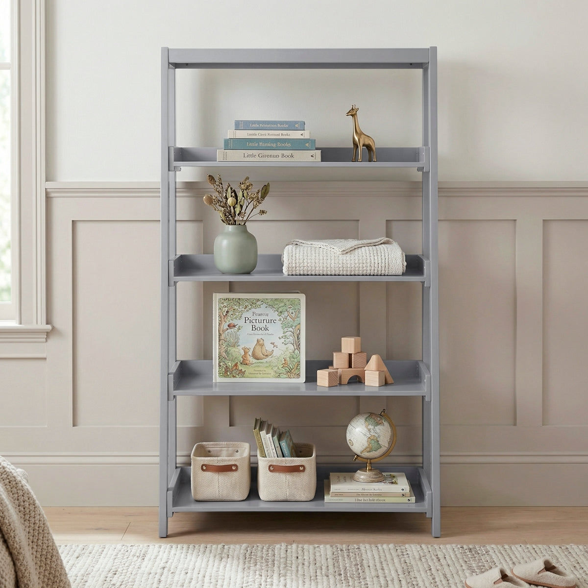 Sloane Bookcase, 4 Fixed Shelves