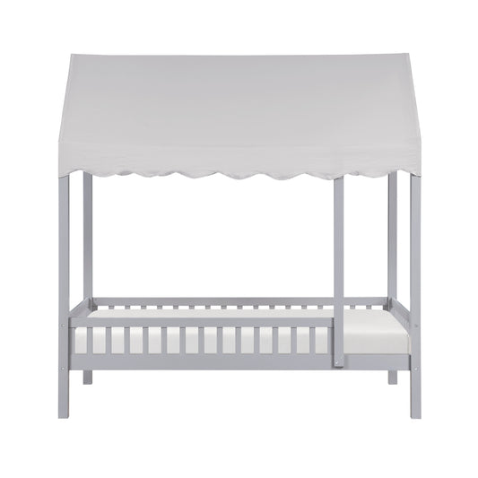 Sloane Twin Canopy Platform Bed