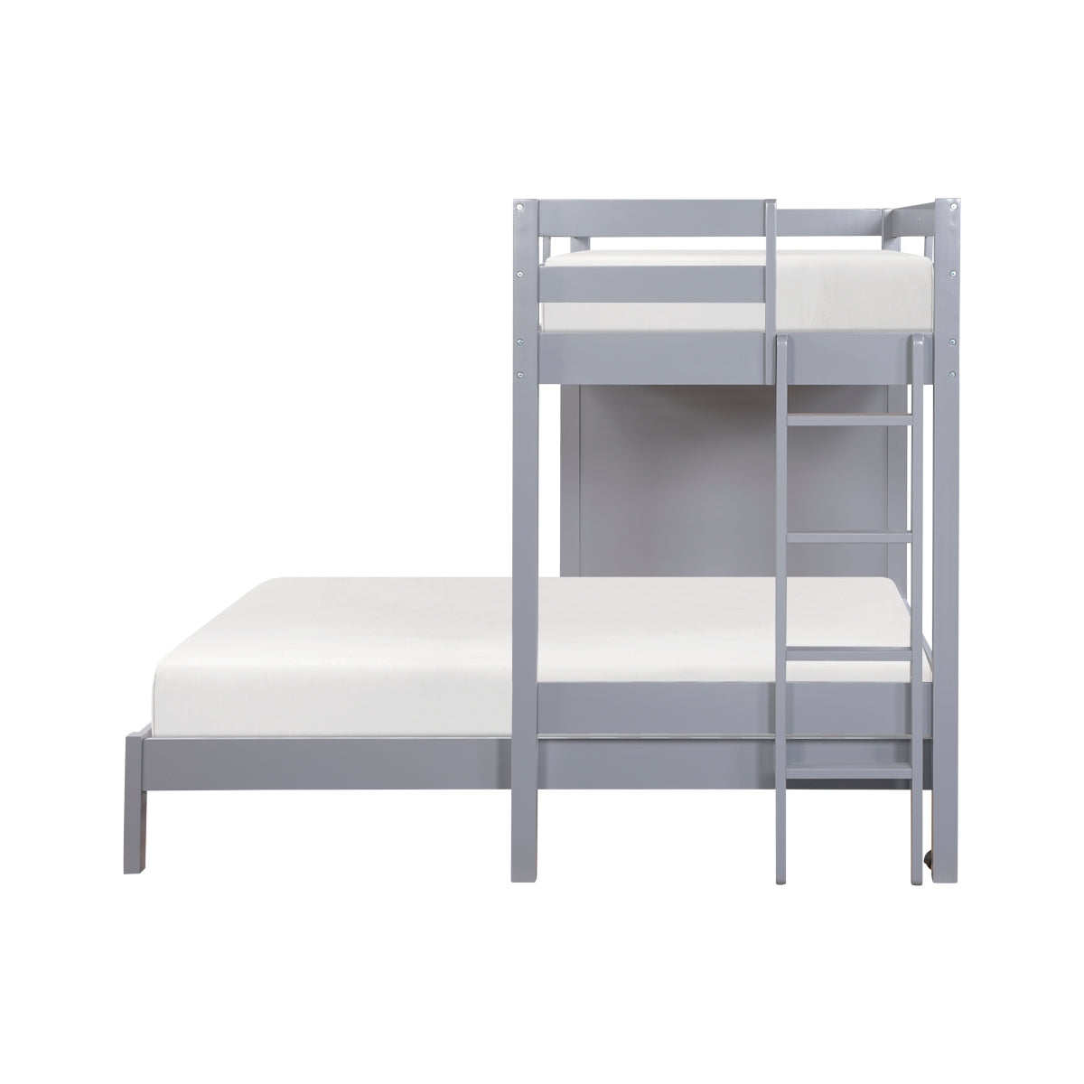 Sloane Twin/Full Loft Bunk Bed with Chest and Hidden Desk
