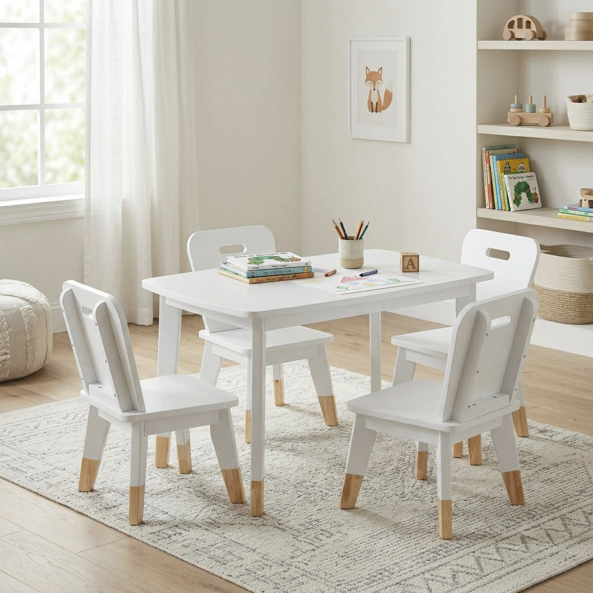 Sloane 5-Piece Pack Children Table and Chairs Set