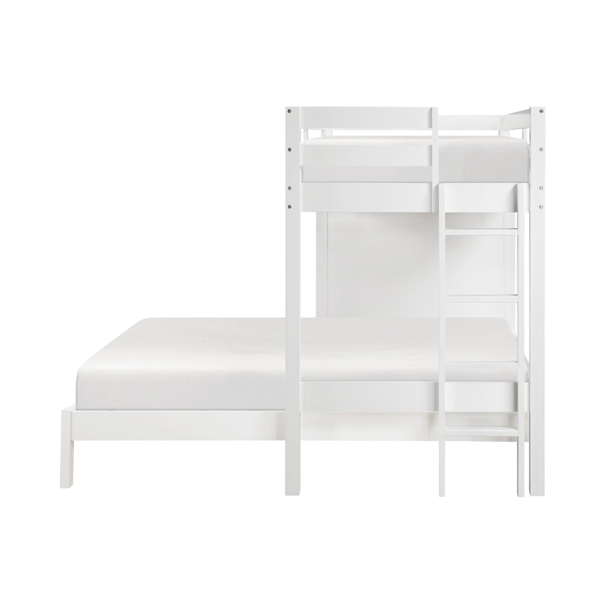 Sloane Twin/Full Loft Bunk Bed with Chest and Hidden Desk