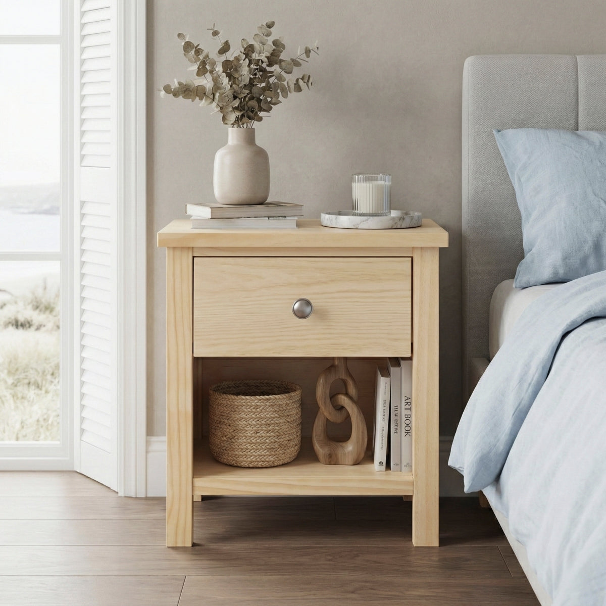 Bartly 1-Drawer Night Stand