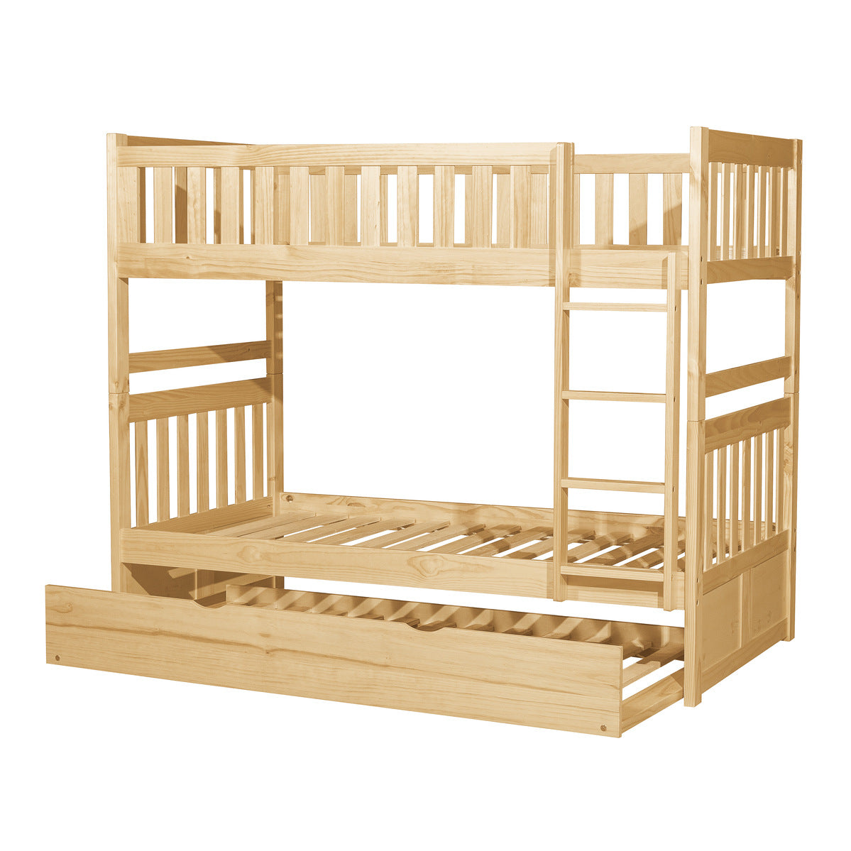 Bartly Twin/Twin Bunk Bed with Twin Trundle