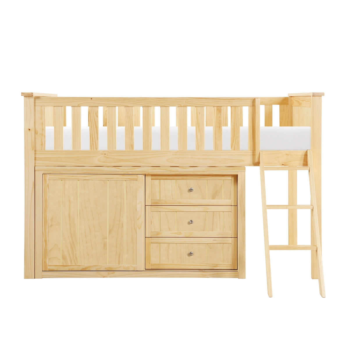 Bartly Low Loft Bunk with Dresser